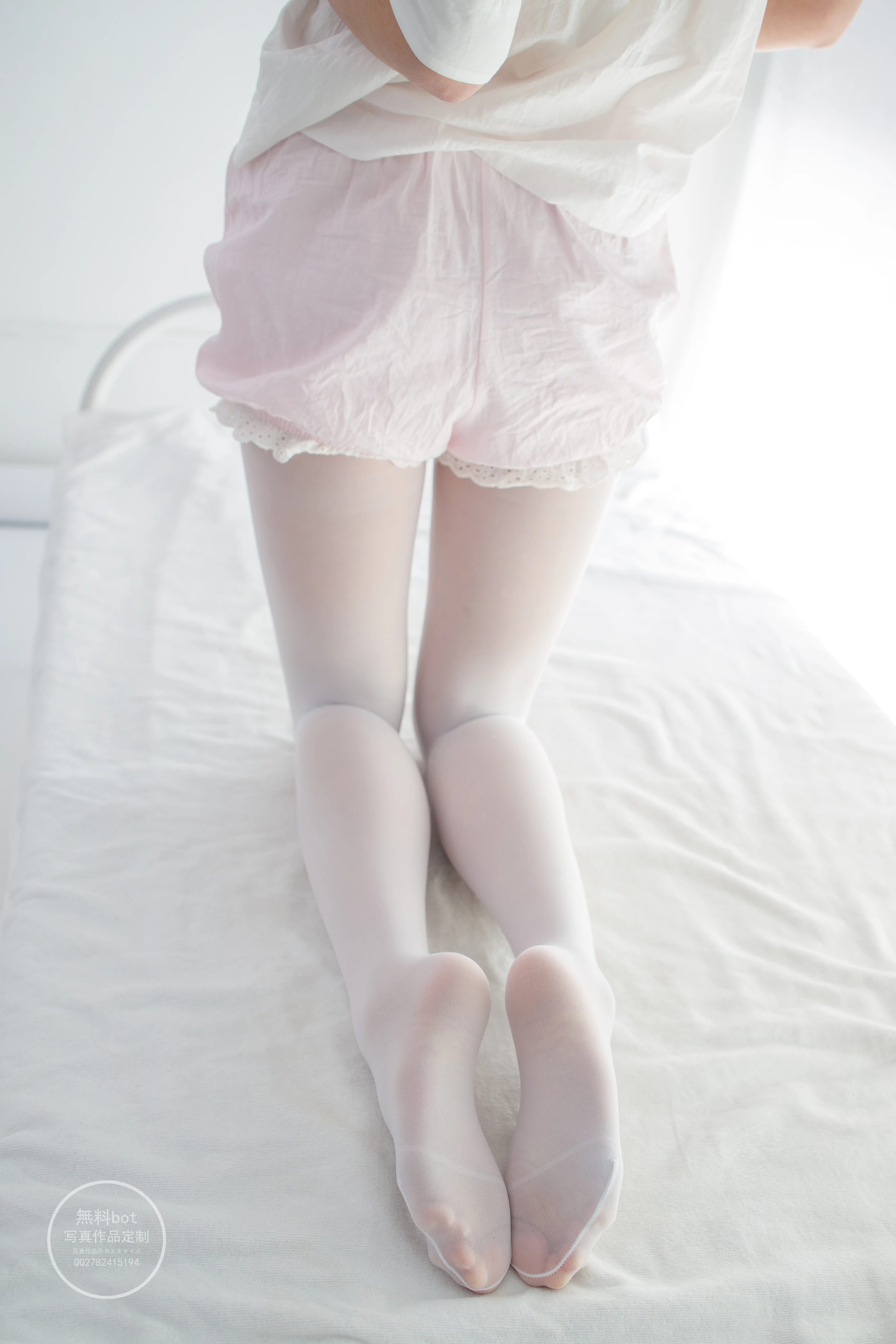森萝财团 有料 NO.023 吸吸 小清新少女的私房白丝 [53P 1V]插图9